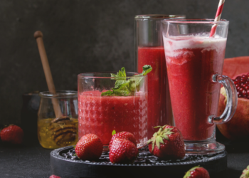 coquetel de frutas vermelhas