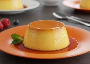 Pudim de Leite Condensado.