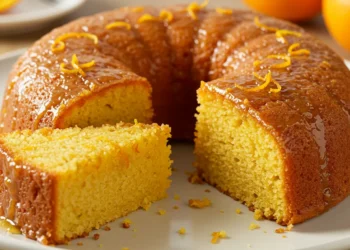 Bolo de Laranja com Calda