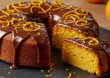 Bolo de Laranja com Chocolate