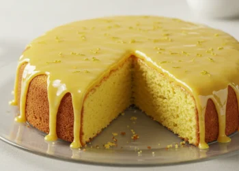 Bolo de Limao com Glace