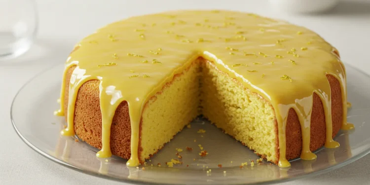 Bolo de Limao com Glace